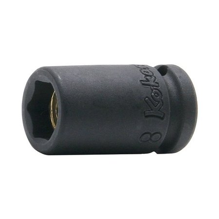 Socket 7mm 6 Point 23mm Magnet 1/4 Sq. Drive -  KO-KEN, 12400MG-7
